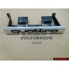 Audi Originale QUATTRO Fronte Logo Emblema Scritta Cromo - 8L0853736B 2ZZ