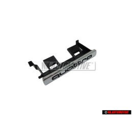Audi Originale QUATTRO Fronte Logo Emblema Scritta Cromo - 8L0853736B 2ZZ