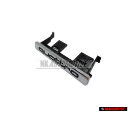 Audi Originale QUATTRO Fronte Logo Emblema Scritta Cromo - 8L0853736B 2ZZ