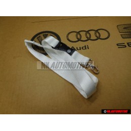 VW Originale Laccio Portachiavi Bianco - 000087610S 084