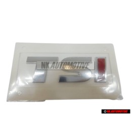 VW Originale TSI Posteriore Logo Emblema Scritta Cromo Rosso - 5K0853675M GQF