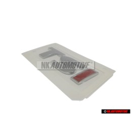 VW Originale TSI Posteriore Logo Emblema Scritta Cromo Rosso - 5K0853675M GQF
