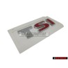 VW Originale TSI Posteriore Logo Emblema Scritta Cromo Rosso - 5K0853675N GQF