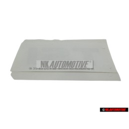 VW Originale TSI Posteriore Logo Emblema Scritta Cromo Rosso - 5K0853675N GQF