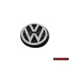 VW Originale Posteriore Logo Emblema Simbolo Nero Bianco - 191853601B QK6