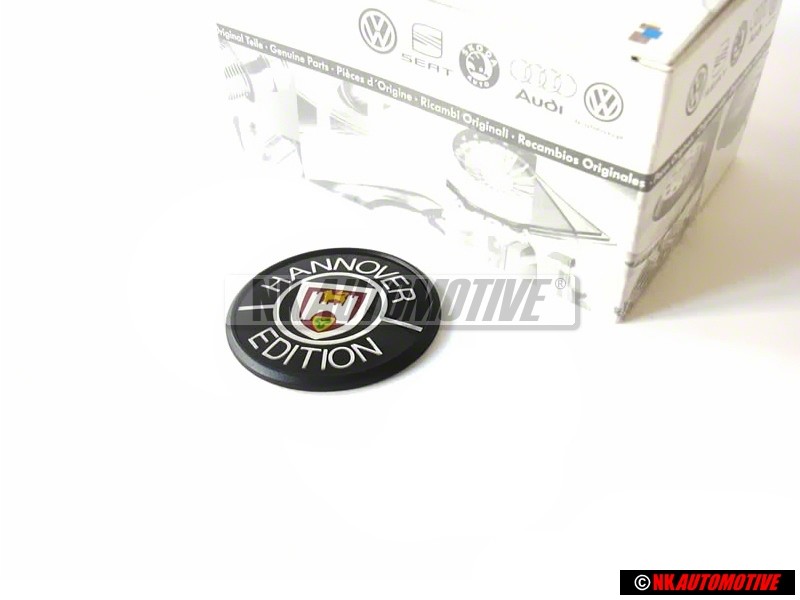 VW Originale HANNOVER EDITION Lato Logo Emblema Scritta Nero - 255853675 AEM