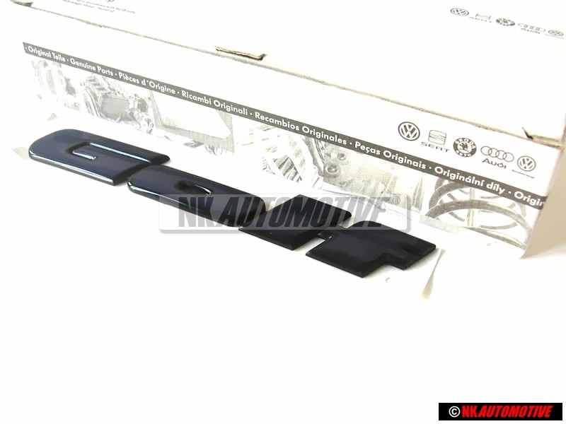 VW Originale GOLF Posteriore Logo Emblema Scritta Dark Blu - 1H6853687T DXJ