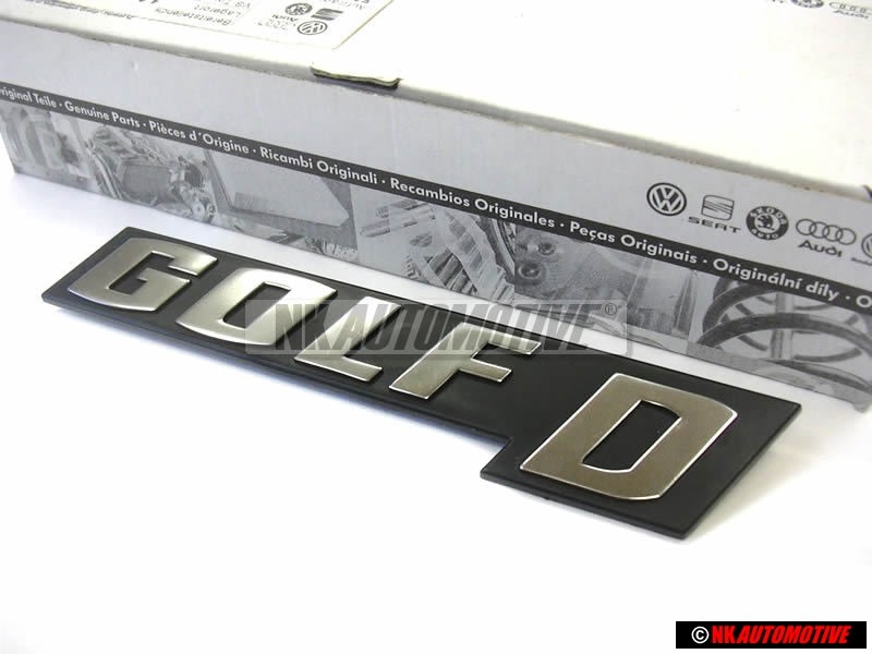 VW Originale GOLF D Posteriore Logo Emblema Scritta - 171853687P