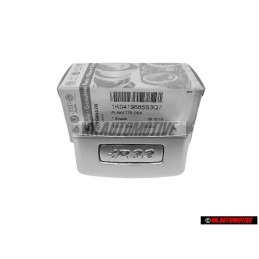VW Originale R32 Volante Placca Logo Emblema Simbolo Alluminio - 1K0419685S 3Q7