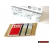 Audi Originale S2 Posteriore Logo Emblema Scritta Cromo Rosso - 895853735B 2ZZ