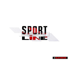 VW Originale Scritta Pellicola Nero/Rosso - 155853902C BYP