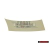 VW Originale Scritta Pellicola Nero/Rosso - 155853902C BYP