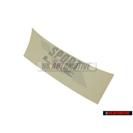 VW Originale Scritta Pellicola Nero/Rosso - 155853902C BYP