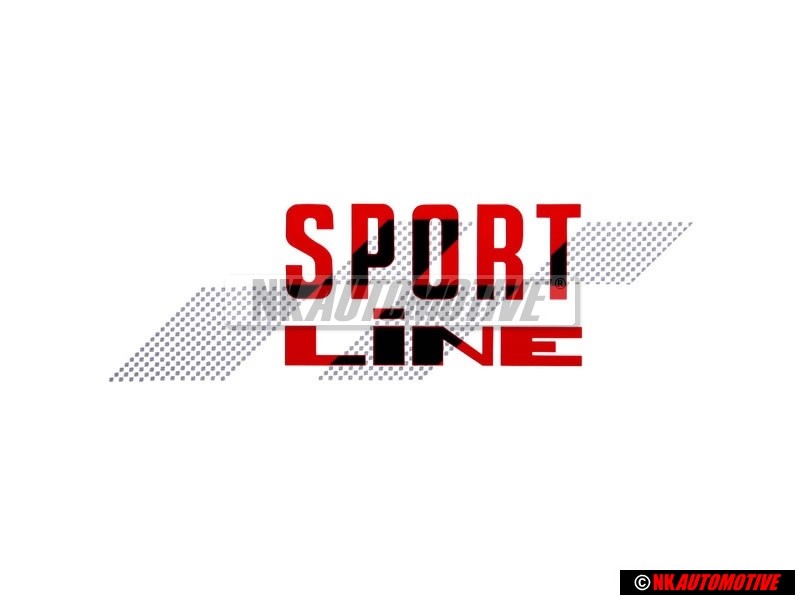 VW Originale Scritta Pellicola Rosso/Nero - 155853901D BYQ