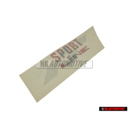 VW Originale Scritta Pellicola Rosso/Nero - 155853901D BYQ