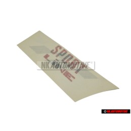 VW Originale Scritta Pellicola Rosso/Nero - 155853901D BYQ