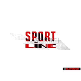 VW Originale Scritta Pellicola Rosso/Nero - 155853902C BYQ