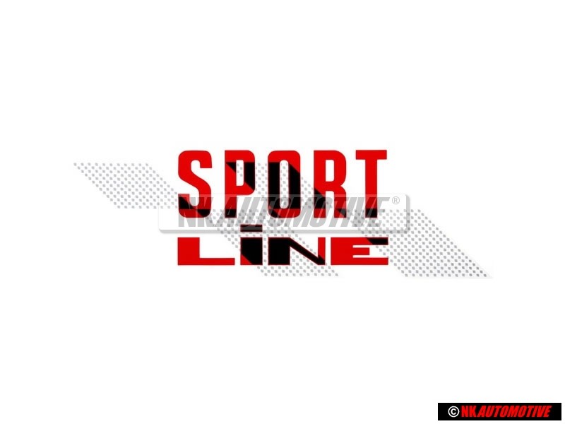 VW Originale Scritta Pellicola Rosso/Nero - 155853902C BYQ