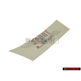 VW Originale Scritta Pellicola Rosso/Nero - 155853902C BYQ