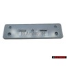 VW Originale Supporto Per Targa Con Fondo Gia' Applicato - 155807847B GRU