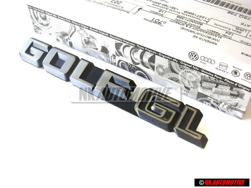 VW Originale GOLF GL Posteriore Logo Emblema Scritta - 191853687B GX2