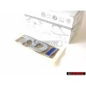 VW Originale TDI Posteriore Logo Emblema Scritta Cromo Blu - 5K0853675AJHCE