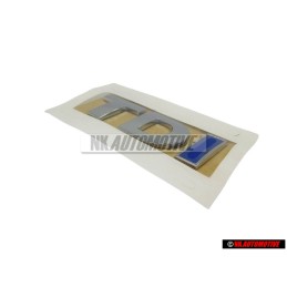 VW Originale TDI Posteriore Logo Emblema Scritta Cromo Blu - 5K0853675AJHCE