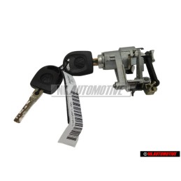 VW Originale Cilindro Serratura Con Chiavi E Scatola - 1J6827297G