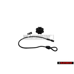VW Originale Nastro Di Fissaggio Nero Satinato - 1K8863447 9B9