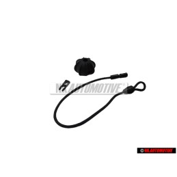 VW Originale Nastro Di Fissaggio Nero Satinato - 1K8863447 9B9