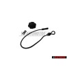 VW Originale Nastro Di Fissaggio Nero Satinato - 1K8863447 9B9