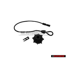 VW Originale Nastro Di Fissaggio Nero Satinato - 1K8863447 9B9