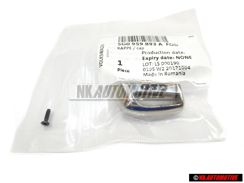 VW Originale Calotta Nero/Cromo - 5G0959893A FOD