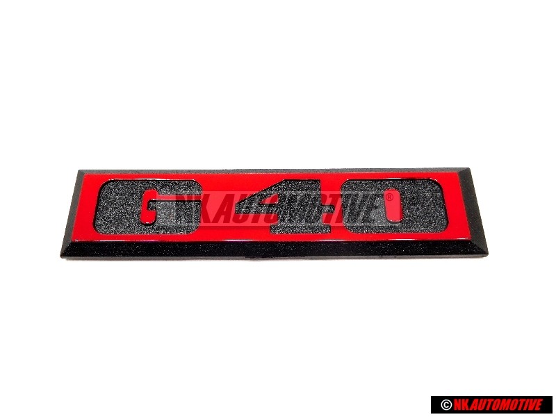 VW Originale G40 Posteriore Logo Emblema Scritta Rosso - 871853750C