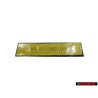 VW Originale G40 Posteriore Logo Emblema Scritta Rosso - 871853750C