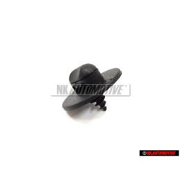 VW Originale Bottone Per Tappeto Nero - 3D0864851 01C
