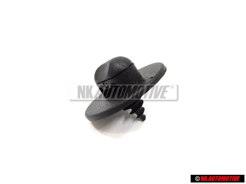 VW Originale Bottone Per Tappeto Nero - 3D0864851 01C