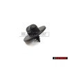 VW Originale Bottone Per Tappeto Nero - 3D0864851 01C