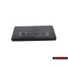 VW Originale Copertura Nero Satinato - 701857234A 01C