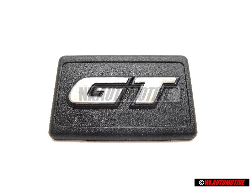 VW Originale GT Lato Logo Emblema Scritta Argento Spazzolato - 191853688R GX2