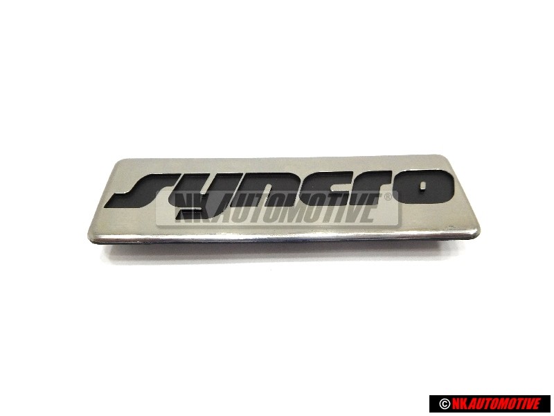 VW Originale SYNCRO Lato Logo Emblema Scritta Nero Cromo - 191853714A GX2