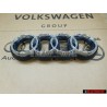 Audi Originale Anelli Fronte Logo Emblema Simbolo Nero Cromo RS2 - 8A0853600