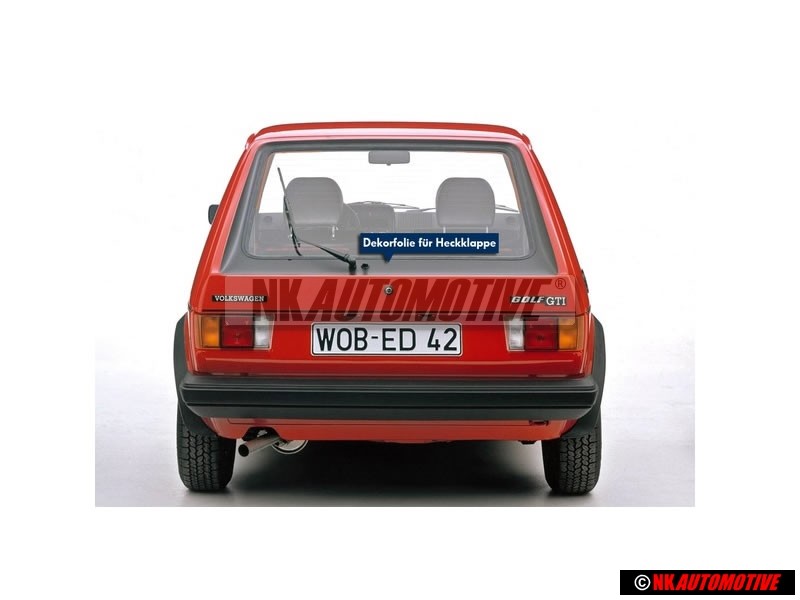 VW Originale 1 Serie Striscie Ornam. Per Portella Post. 