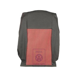 VW Originale Rivestim. Schienale Stoffa Rosso/Nero - 1J0881805BRLNR