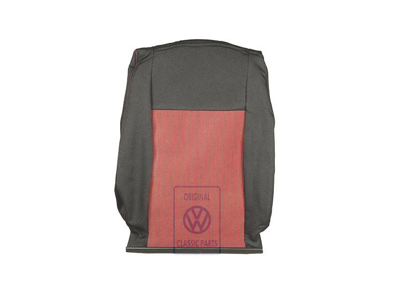 VW Originale Rivestim. Schienale Stoffa Rosso/Nero - 1J0881805BRLNR
