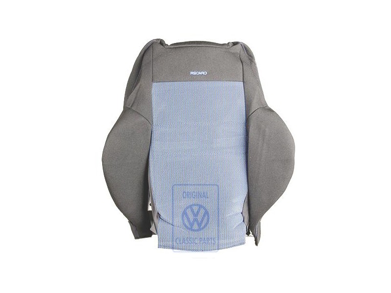 VW Originale Rivestim. Schienale Stoffa Con Tasca Blu/Nero - 1J0881805EQKMD