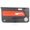 VW Originale Rivestimento Porta Pelle Nero/Arancio Tropic - 1J3867011CGGEB