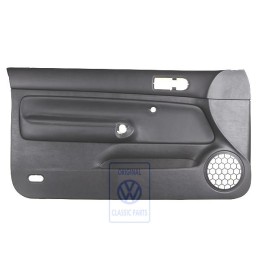 VW Originale Rivestimento Porta Pelle Nero/Nero - 1J3867011CJGEN