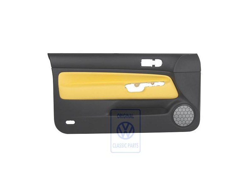 VW Originale Rivestimento Porta (Pelle) Giallo - 1J3867011DLHUV