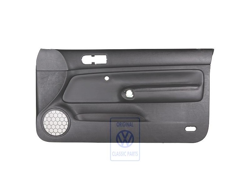 VW Originale Rivestimento Porta Pelle Nero/Nero - 1J3867012CNGEN